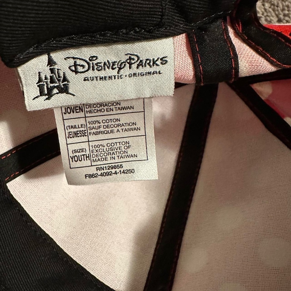 Disney Park Youth Minnie Mouse Hat - Picture 2 of 4